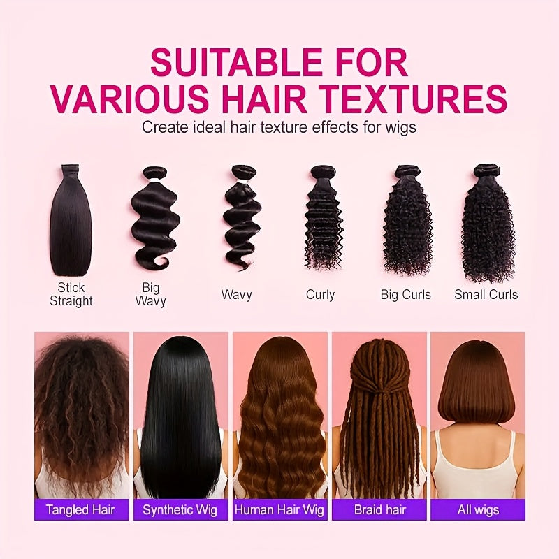 SILLKVA Argan Oil & Keratin Wig Hair Care Set - Vitamin E Infused Oil for Synthetic & Human Hair Wigs | Deep, Intense Moisturizing, Smooth & Shine-Enhancing, Salon-Quality Care for Men & Women