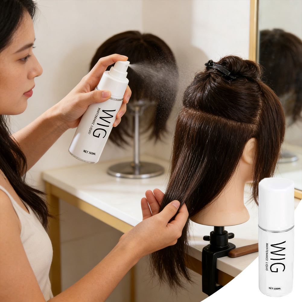 Spray Type No Wash Wig Care Liquid | Daily Wig Care Supple Nutrition Liquid, Wash Free Essential Oil Doll Conditioner Spray