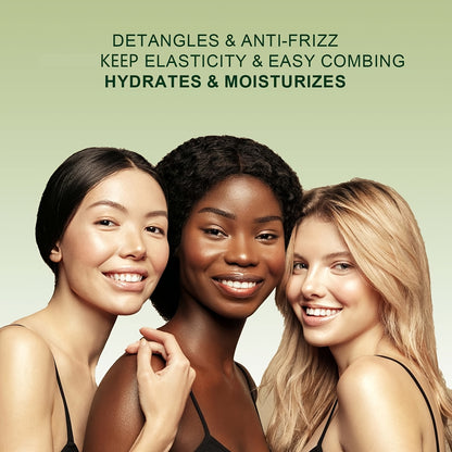 Wig Care Shampoo & Moisturizing Spray Set - Cleans & Revitalizes Synthetic Wigs, Adds Volume & Shine, Coconut Oil Formula for Tangle-Free Smoothness, Long-Lasting Freshness